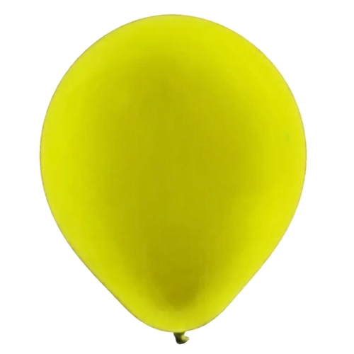 BALÃO 9" NEON AMARELO ART LATEX - 25UN