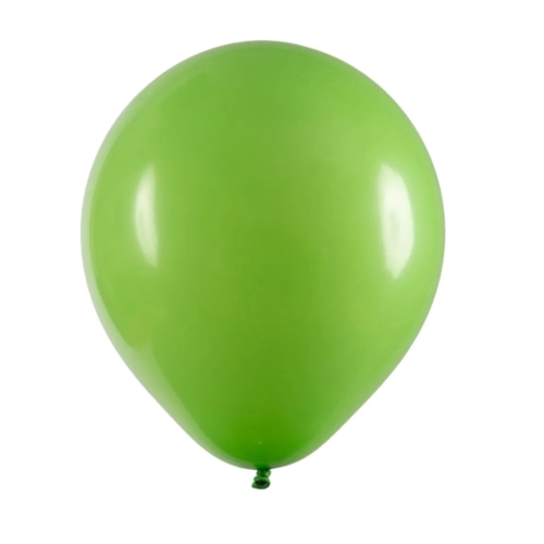 BALÃO 9" LINHA AMALU VERDE LIMA ART LATEX - 50UN
