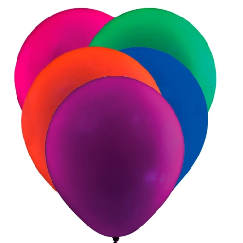 BALÃO 9" NEON SORTIDA ART LATEX - 25UN