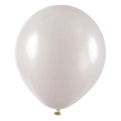 BALÃO 9" LINHA AMALU BRANCO ART LATEX - 50UN