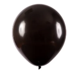 BALÃO 9" LINHA AMALU PRETO ART LATEX - 50UN