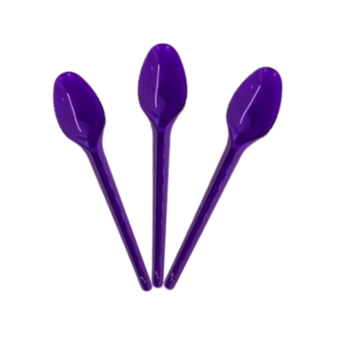 COLHER SOBREMESA NEON ROXO BELLO - 50 UN