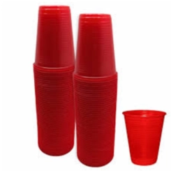 COPO 200ML  VERMELHO BELLO  - 50 UN