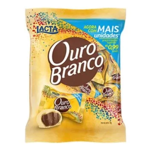 PACOTE BOMBOM OURO BRANCO 1KG