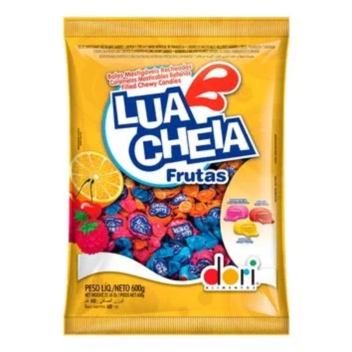 BALA LUA CHEIA FRUTAS 600G