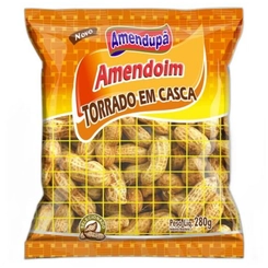 AMENDOIM TORRADO EM CASCA 280G