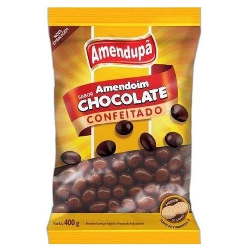 AMENDOIM AMENDUPÃ CHOCOLATE 400G