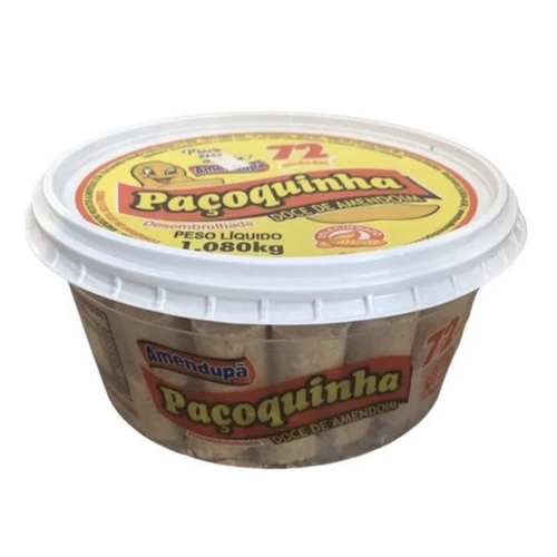 PAÇOQUINHA ROLHA DESEMBALADA AMENDUPÃ 1.080KG