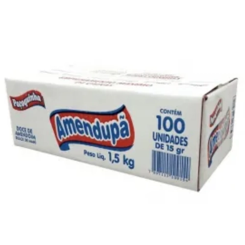 PAÇOCA ROLHA AMENDUPÃ 1,5KG - 100 UN