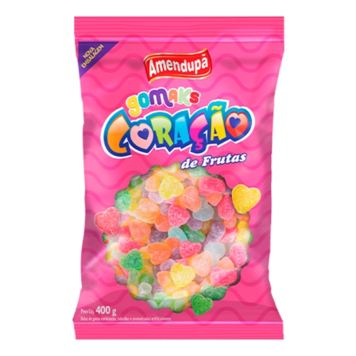 BALA DE GOMA GOMAKS CORACÃO 400G