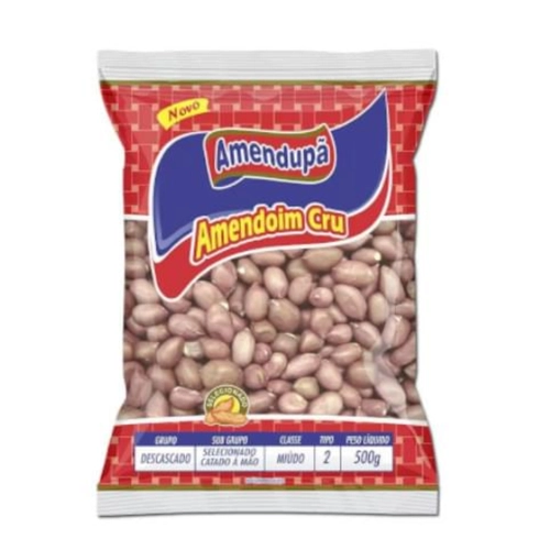 AMENDOIM AMENDUPÃ CRU 500G.
