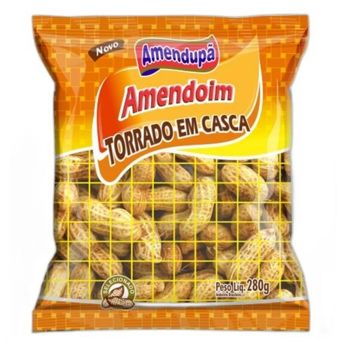 AMENDOIM TORRADO EM CASCA 1,01KG.