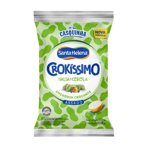 AMENDOIM CROKISSIMO SALSA E CEBOLA SANTA HELENA 1.01KG