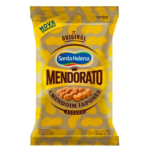 AMENDOIM JAPONÊS MENDORATO SANTA HELENA 400G