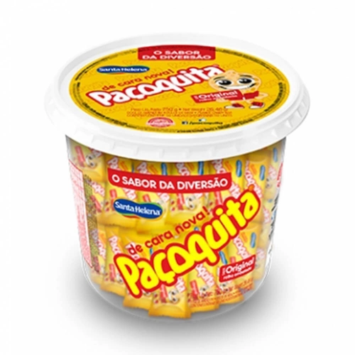 PAÇOQUITA ROLHA EMBRULHADA 750G SANTA HELENA - 50UN