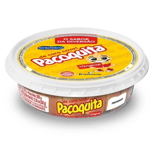 PAÇOQUITA ROLHA DESEMBALADA 350G SANTA HELENA - 16UN