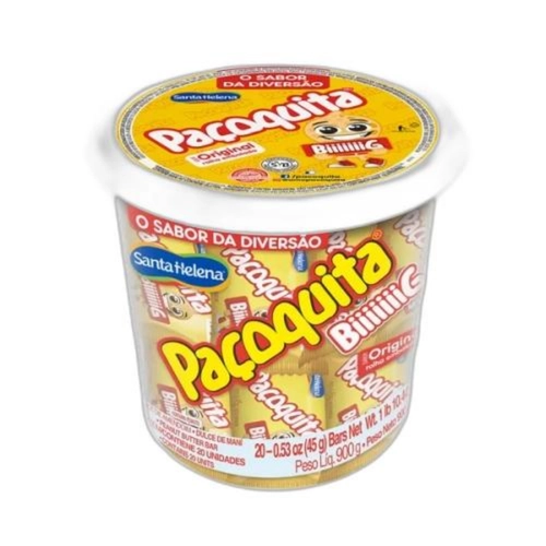 PAÇOQUITA BIG ROLHA 900G SANTA HELENA - 20UN