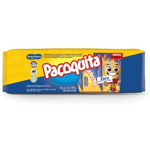 PAÇOQUITA RETANGULAR DIET SANTA HELENA 144G - 8UN