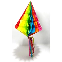 LUMINARIA COLMEIA BALÃO LOSANGOLO 20X30