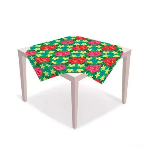 TOALHA DE MESA ARRAIÁ 2 CONVIDADOS 79X79CM - 5UN