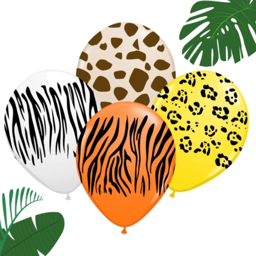 BALÃO 12" PREMIUM SAFARI - 10UN