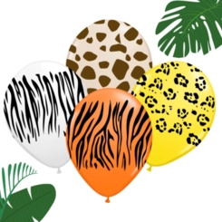 BALÃO 12" PREMIUM SAFARI - 10UN