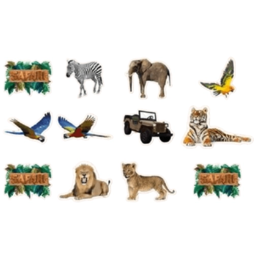 MINI PERSONAGEM DECORATIVO SAFARI 2