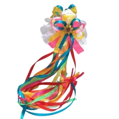 TIARA JUNINA MINI CHAPEU COM POMPOM