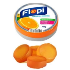 FLOREST BALA FLOPI LARANJA SEM ACUCAR 40G
