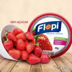 FLOREST BALA FLOPI MORANGO SEM ACUCAR 40G
