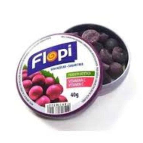 FLOREST BALA FLOPI UVA SEM ACUCAR 40G
