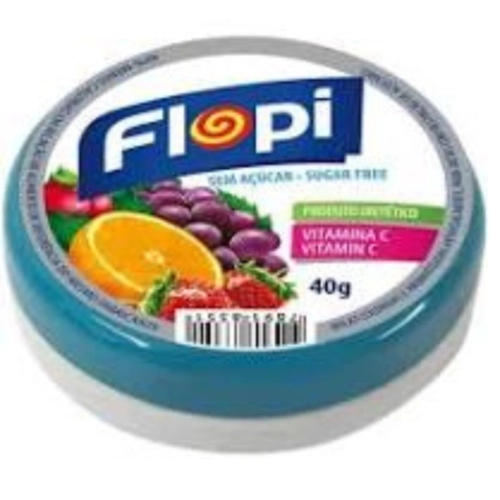 FLOREST BALA FLOPI SORTIDA S/ACUCAR 40G