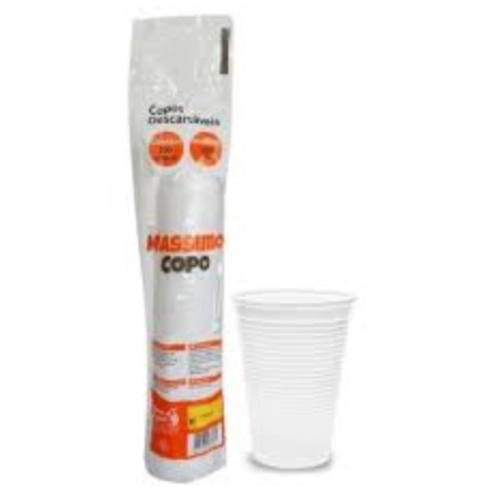 COPO MASSIMO 200ML TRANSPARENTE BELLO - 100 UN