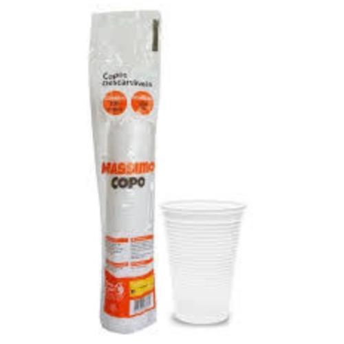 COPO MASSIMO 300ML TRANSPARENTE BELLO - 100 UN