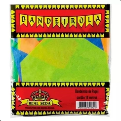 BANDEIRINHA SEDA REAL SEDA 10M