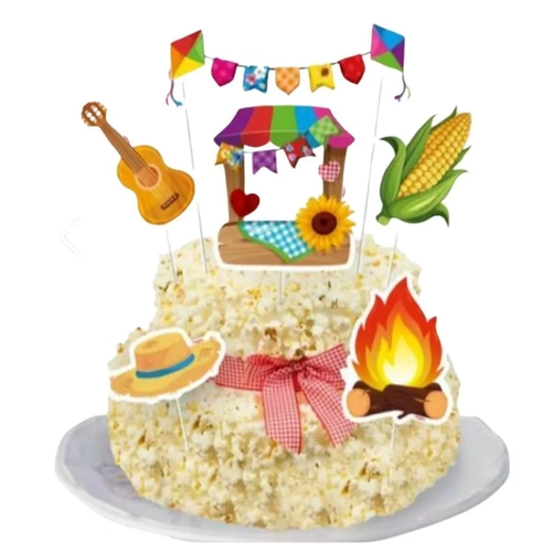 DECORAÇÃO DE BOLO ARRAÍA