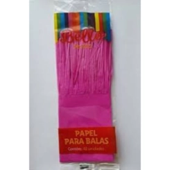 PAPEL BALA LISO PINK BELLO  - 48 UN
