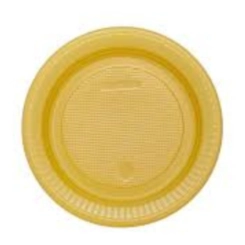 PRATO 15CM RASO PEROLA DOURADO BELLO  - 10 UN