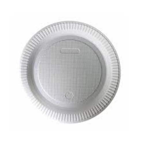 PRATO 21 CM RASO BRANCO BELLO - 10 UN