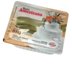 PASTA AMERICANA SABOR CHOCOLATE BRANCO 800G
