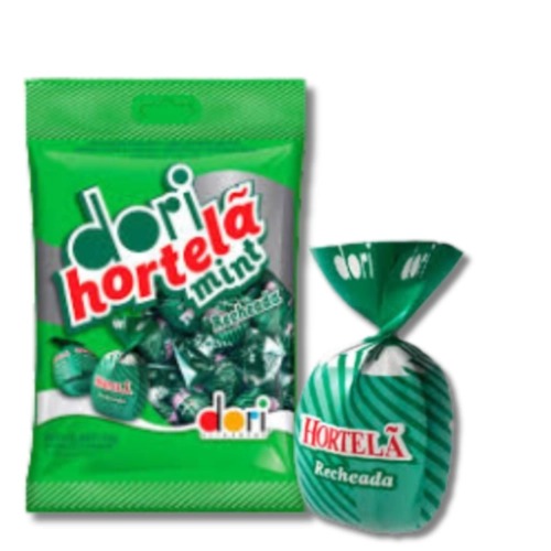 BALA HORTELA RECHEADA DORI - 100G