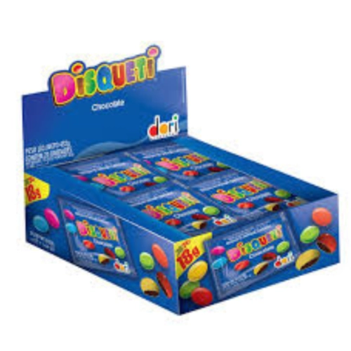 DISQUETI DP CONFEITOS CHOCO 24X18 432G