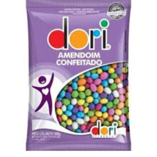 AMENDOIM 500G COLORIDO