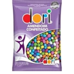 AMENDOIM 500G COLORIDO