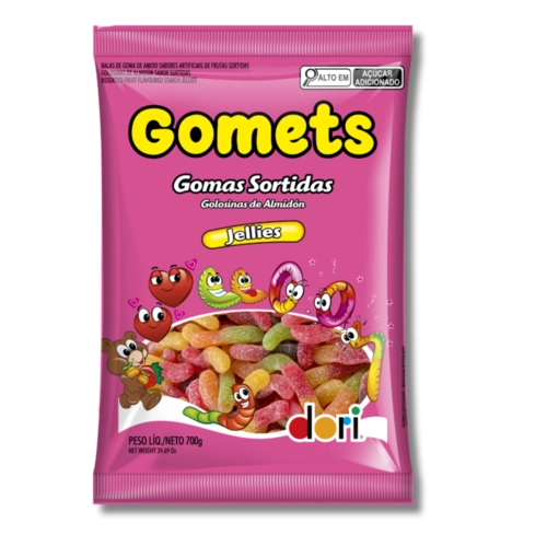 GOMETS 700G MINHOCA FRUTAS