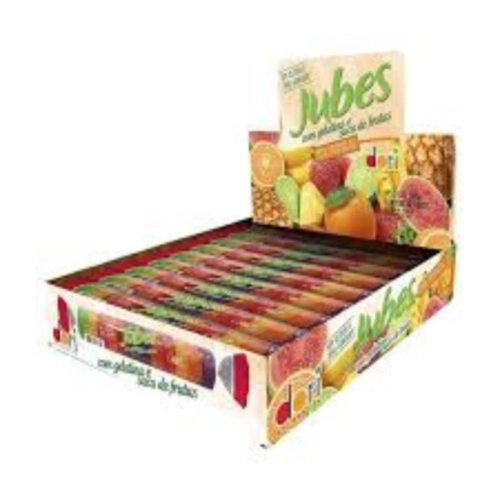 JUBES 48G FRUIT SNACKS FRUTAS TROPICAIS