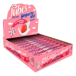 JUBES 48G FRUIT SNACKS MORANGO/CREME