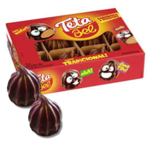 TETA BEL CHOCOLATE 168G - 12 UN