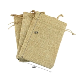 SAQUINHO RUSTICO JUTA 10X12 - 10UN