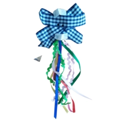 TIARA JUNINA COM MINI CHAPÉU - 12